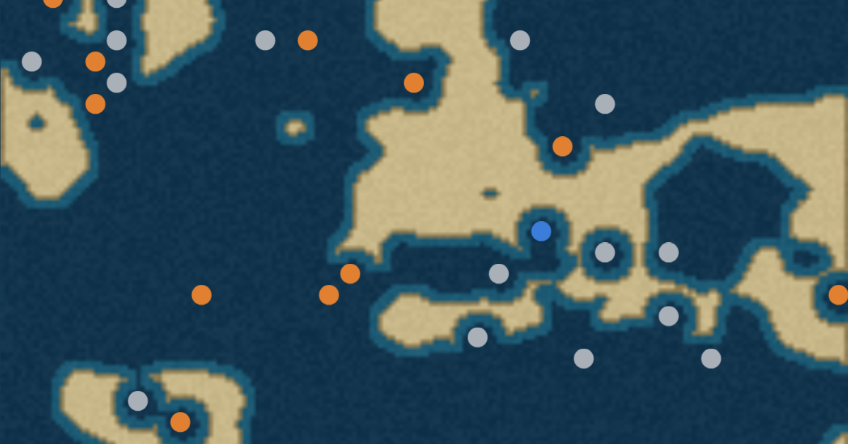 Tideholm — an island empire seen from above